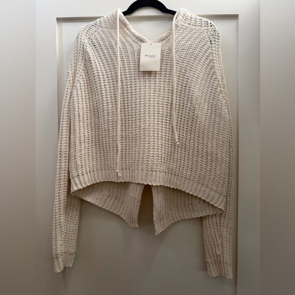 Miracle Sweaters - Miracle Off-White Hoodie Sweater